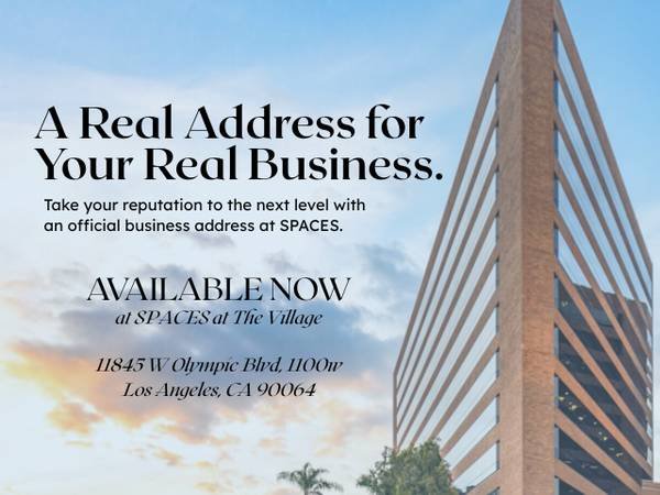 $79 West LA Prestigious Business Address | 10% Off! (Sawtelle, Santa Monica)