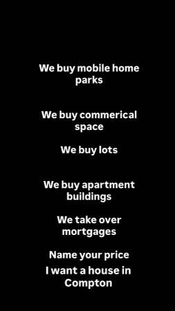 We Buy Commercial Spaces, Lots, Take Over Mortgage