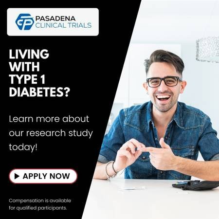 Earn up to $1,800 by Joining a Study for Type 1 Diabetes in Pasadena