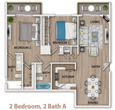 $4,200 / 2br - 1100ft2 - 2 Bedroom - Prime location in WeHo! (West Hollywood)