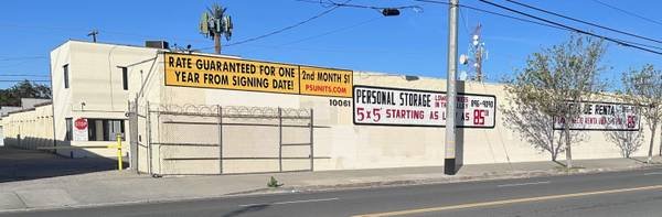 Personal Storage LOS PRECIOS MAS BAJOS de Self-Storage en el valle! (Pacoima)