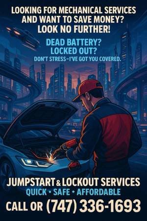 Mobile Mechanic - General Auto Repair - Roadside 24hr Assistance (San Fernando)